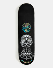 Madness Fardell Enlighten Black Super Sap R7 Skateboard Deck - 8.5"