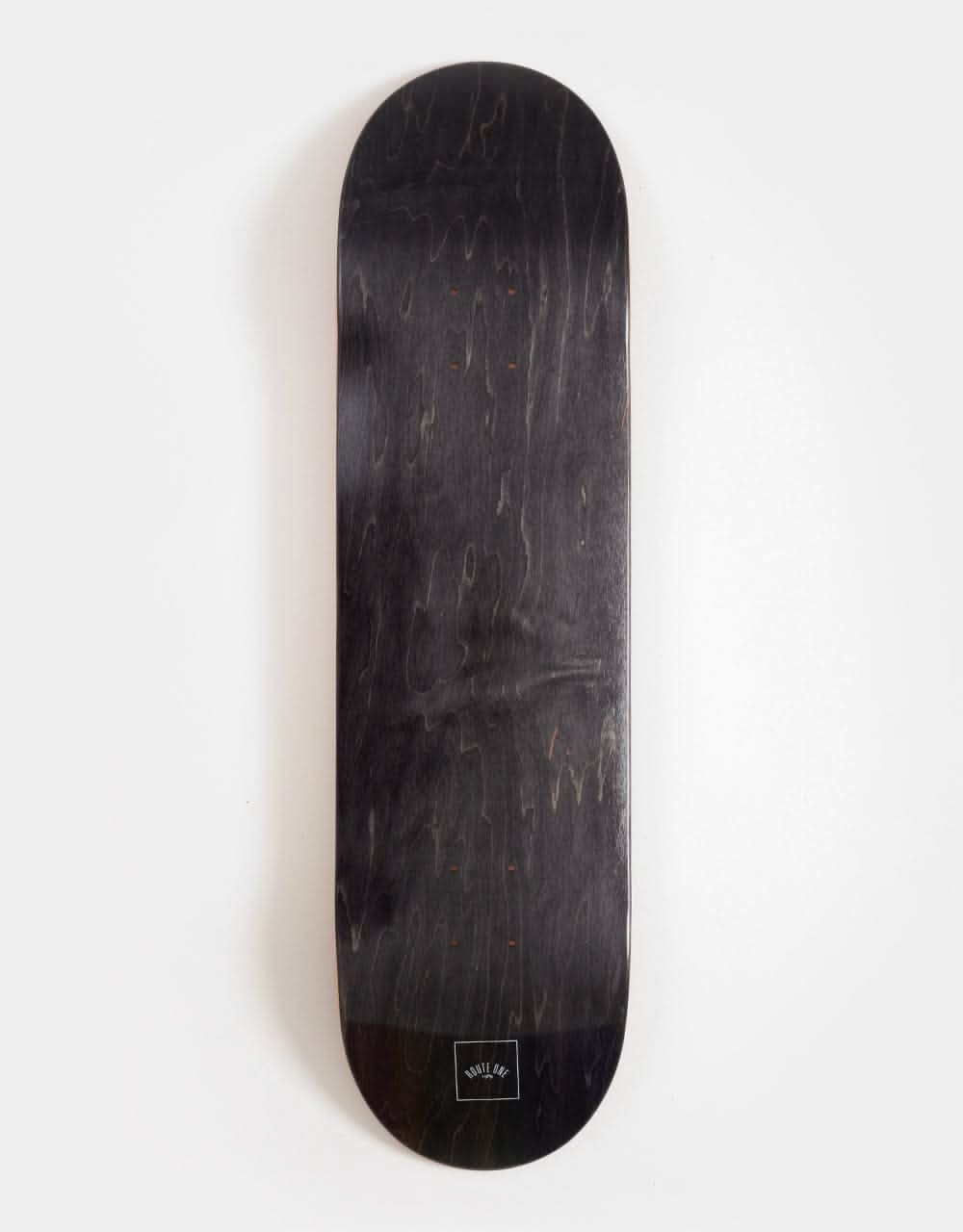 Route One Mini Logo 'OG Shape' Skateboard Deck - Black/White