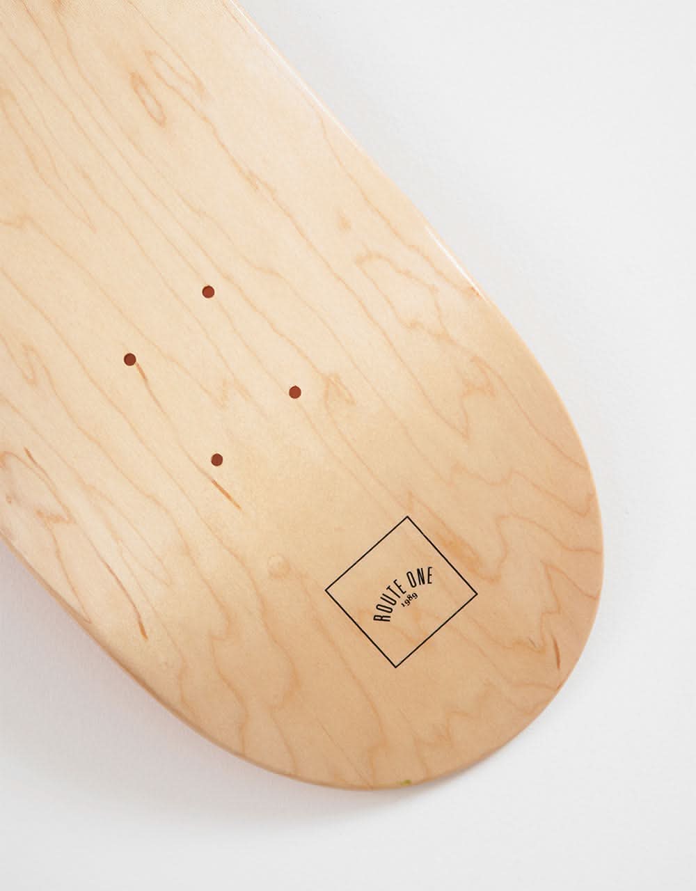 Route One Mini Logo 'OG Shape' Skateboard Deck Natural/Black
