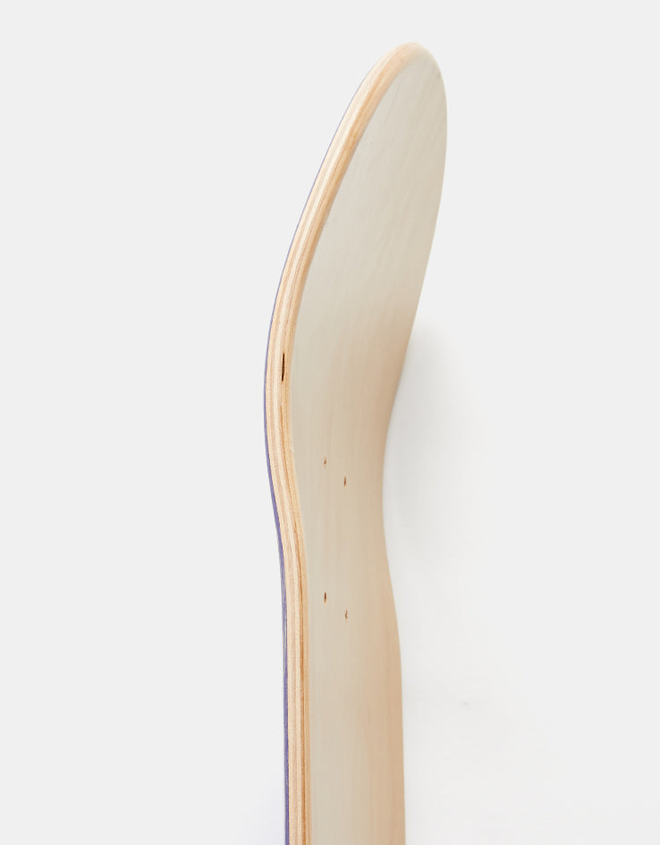 Route One Mini Logo 'OG Shape' Skateboard Deck - Purple/White