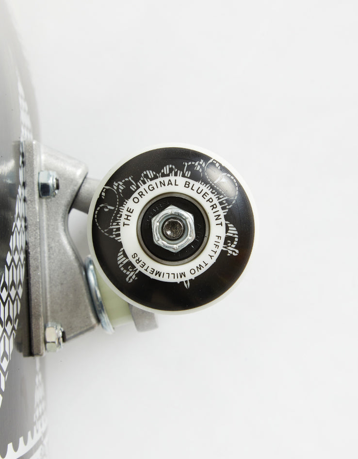 Blueprint Home Heart Black/White Complete Skateboard - 8"