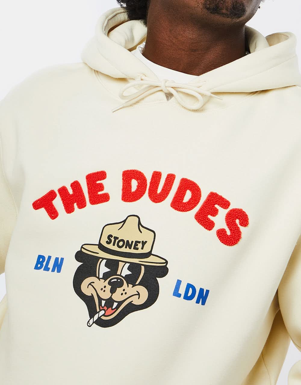 The Dudes Big Stoney Pullover Hoodie - Almond Milk