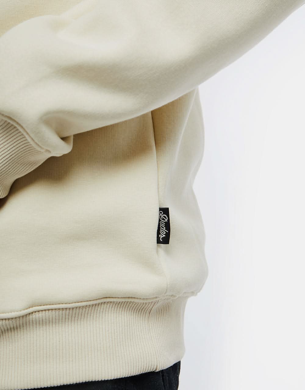The Dudes Big Stoney Pullover Hoodie - Almond Milk