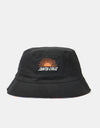 Santa Cruz Rise 'N Shine Bucket Hat  - Black/Rise 'N Shine