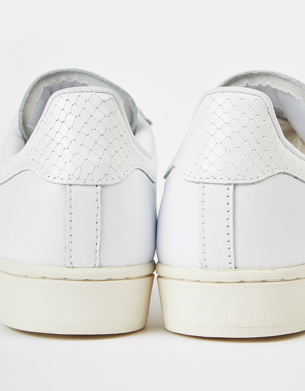 adidas Superstar ADV Skate Shoes - White/White/Gold Metallic