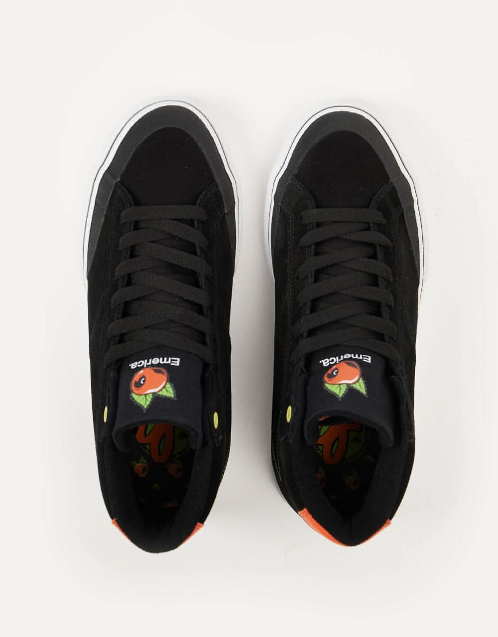 Emerica x OJ Omen Hi Skate Shoes - Black