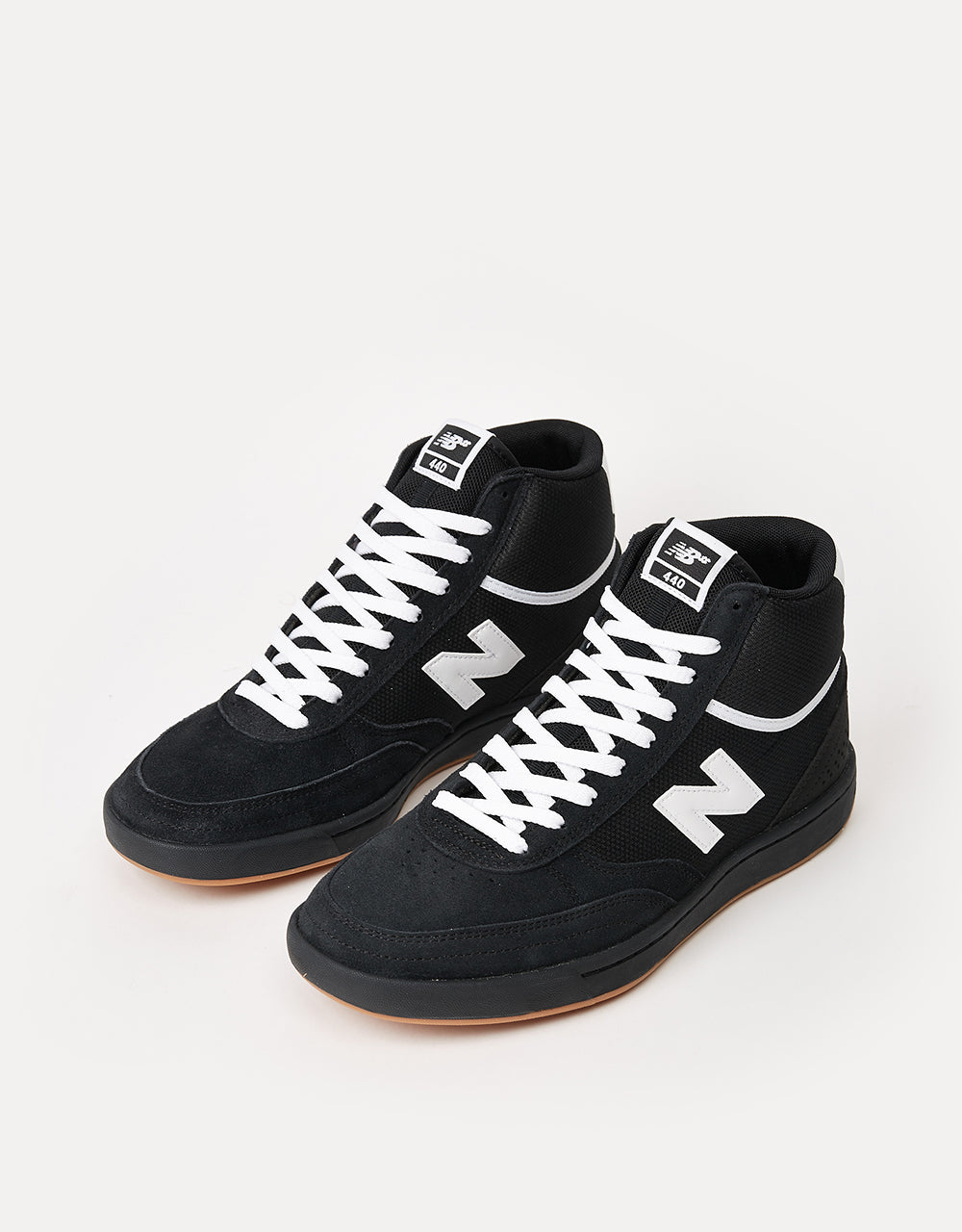 New Balance Numeric 440 Hi Skate Shoes - Black/White