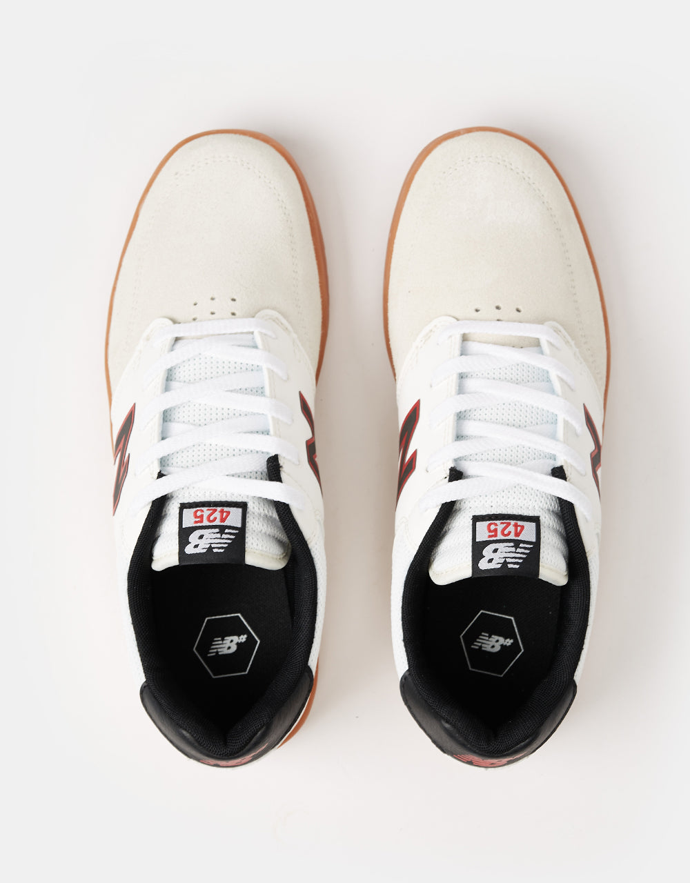 New Balance Numeric 425 Skate Shoes - White/Gum