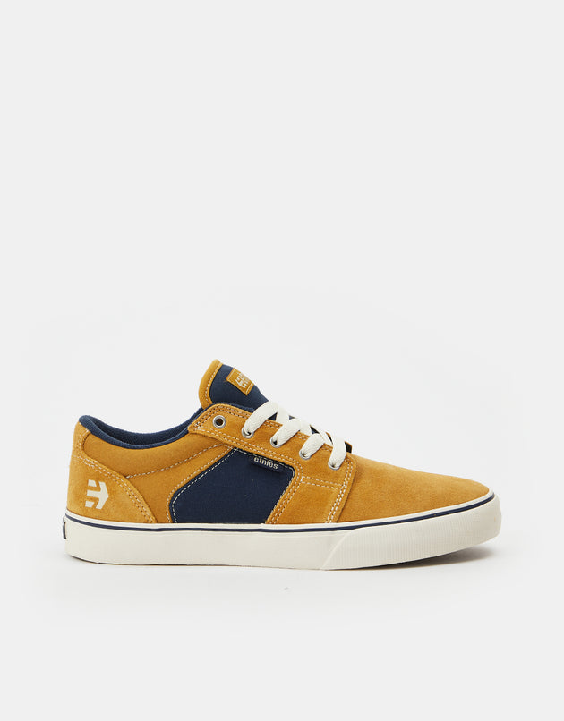Etnies Barge LS Skate Shoes - Tan/Blue