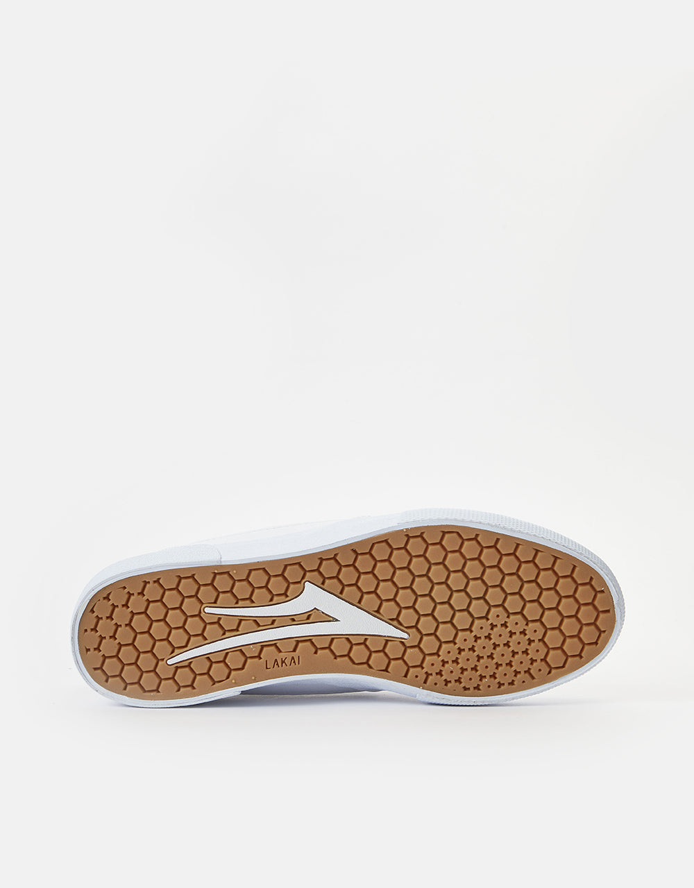 Lakai Cambridge Skate Shoes - White/Pine Leather