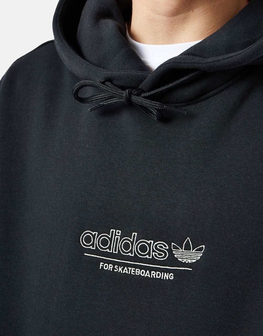 adidas pullover hoodie black