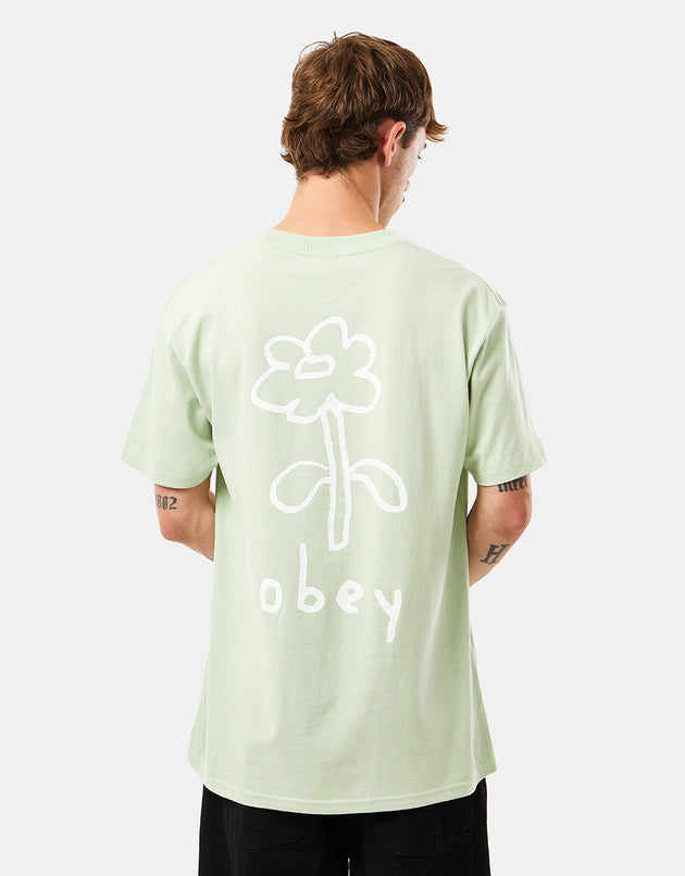 Obey Doodle T-Shirt - Cucumber