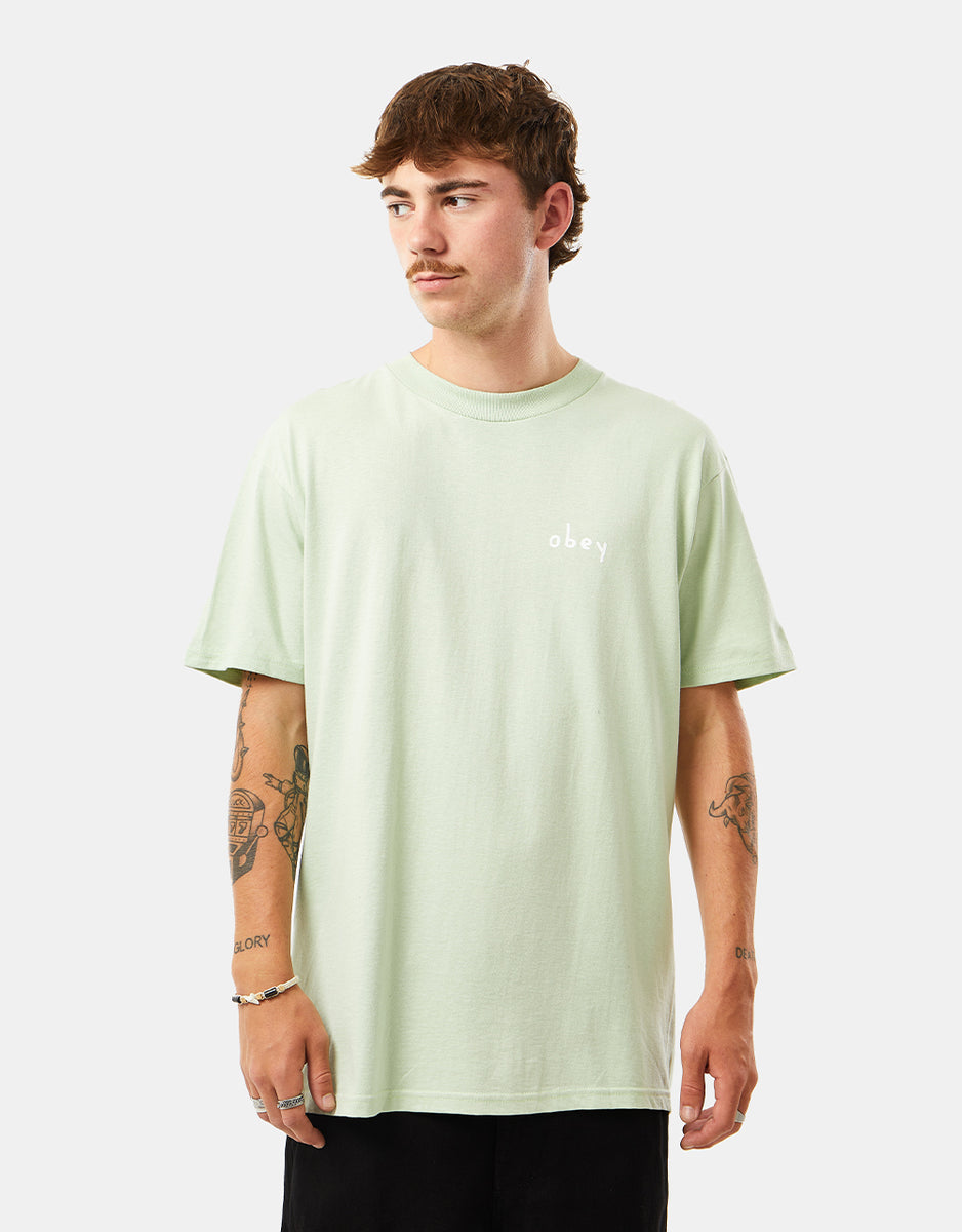 Obey Doodle T-Shirt - Cucumber – Route One