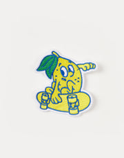 Route One Lemon Embroidered Patch - Yellow