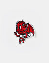 Route One Devil Embroidered Patch - Red