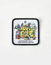 Route One For All Woven Patch - White