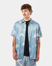 RIPNDIP Euphoria Button Up Shirt - Light Slate