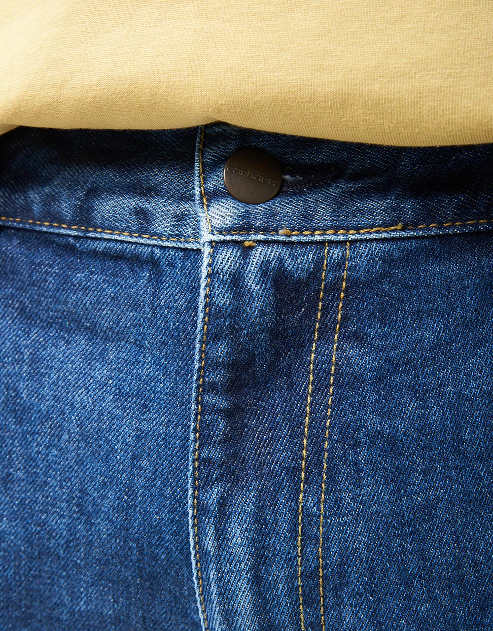Carhartt WIP Single Knee Short - Blue (Stone Washed)