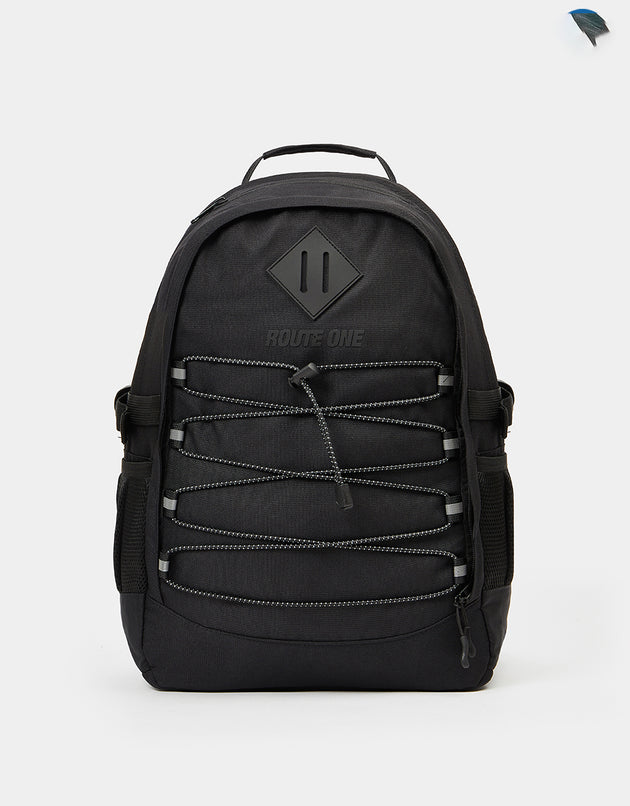 Route One Recycled Tour Backpack - Black