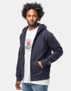 Carhartt WIP Hooded Chase Jacket - Dark Navy/Gold