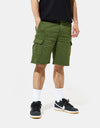 Route One Slim Cargo Shorts - Olive