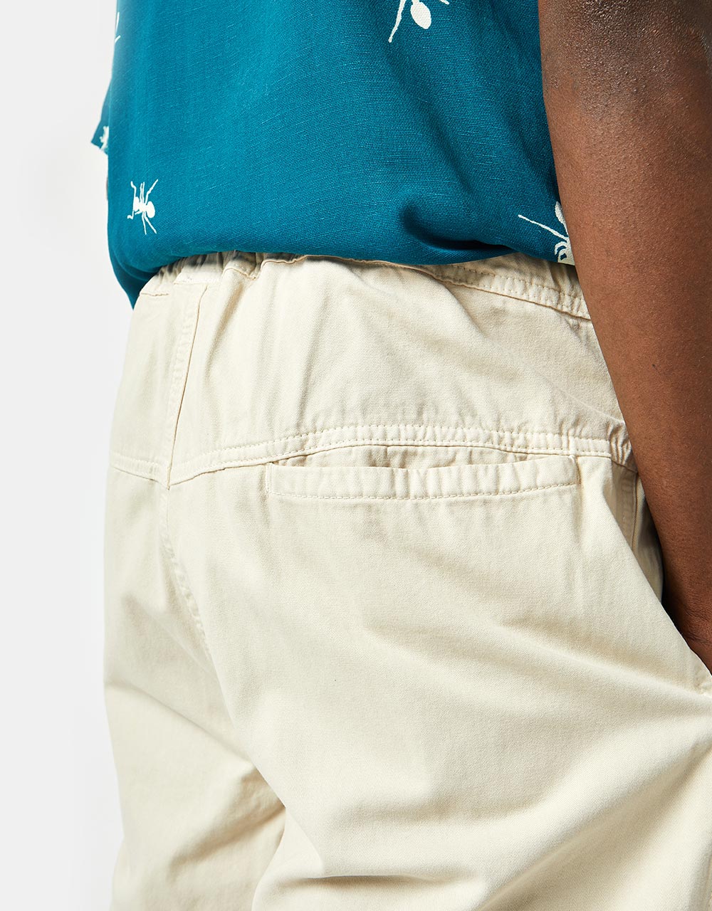 Route One Organic Beach Shorts - Off White