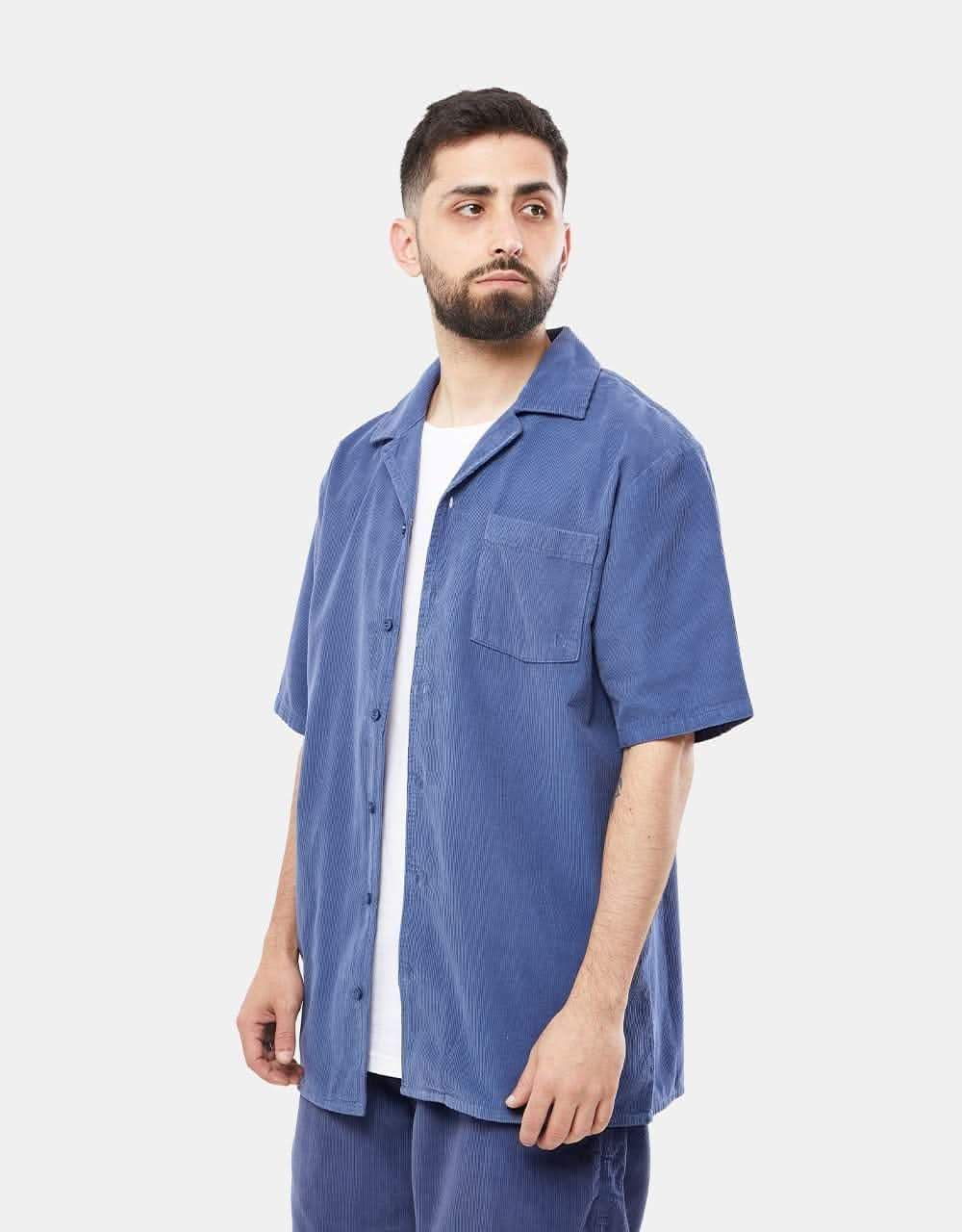 Route One Cord Pool Shirt - Vintage Indigo