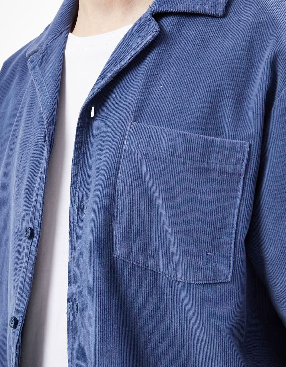 Route One Cord Pool Shirt - Vintage Indigo