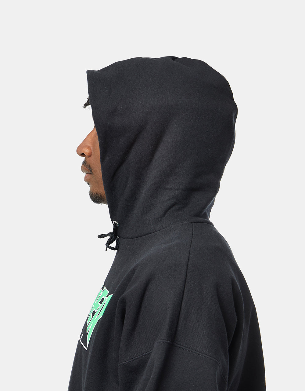 Thrasher Outlined Pullover Hoodie - Black/Green