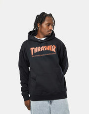 Thrasher Skate Mag Pullover Hoodie - Black/Red