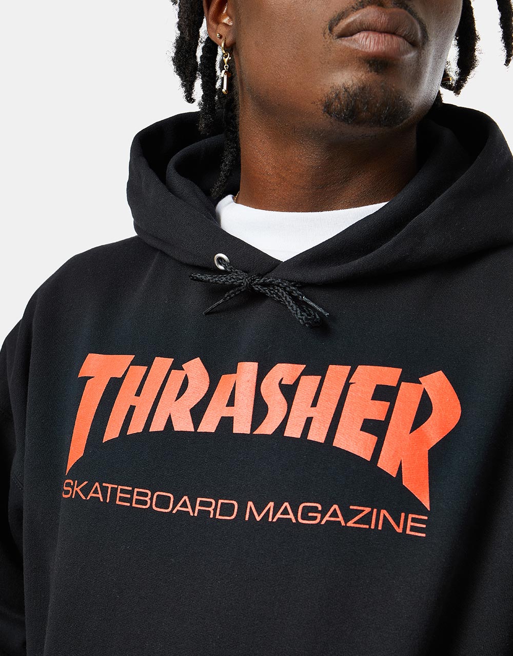 Thrasher Skate Mag Pullover Hoodie - Black/Red