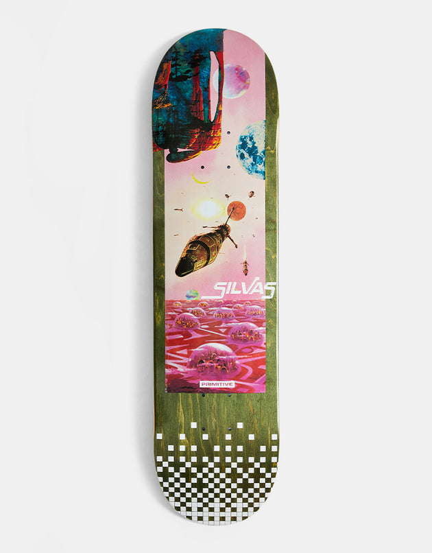 Primitive Silvas New Worlds Skateboard Deck - 8"