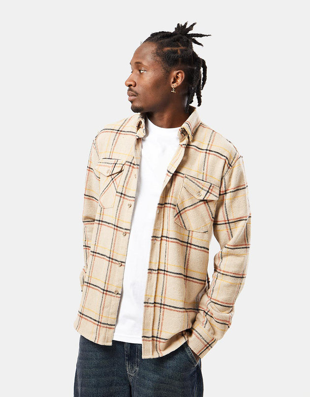 Route One Brockway Flannel Shirt - Sand