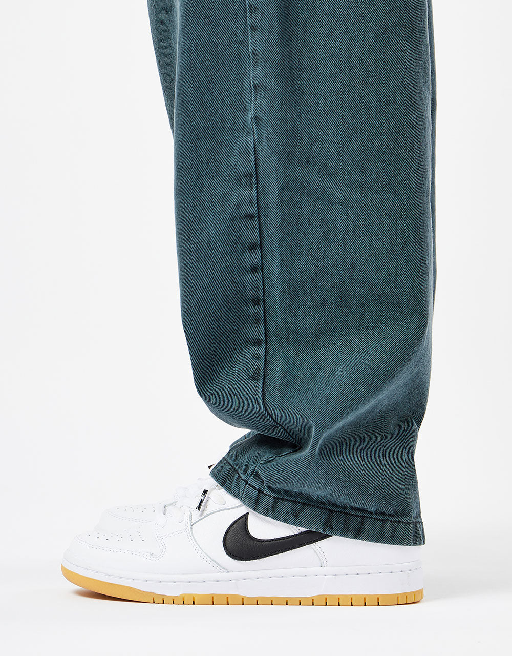 Route One Super Baggy Denim Jeans - Shaded Spruce