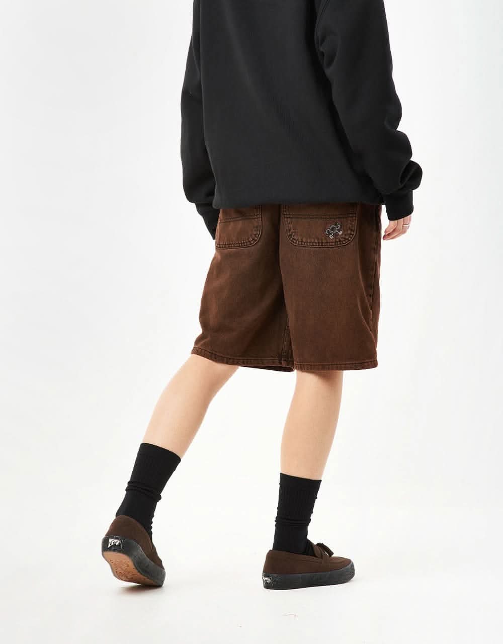 パンツ tuki corduroy baggy jorts shorts Route One Original Super Baggy Jorts - Gingerbread