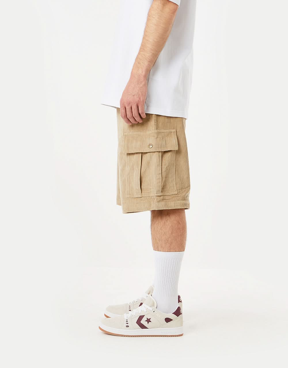 Butter Goods Corduroy Cargo Short - Khaki