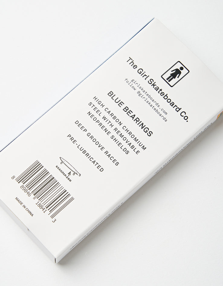 Girl Blue ABEC 3 Skateboard Bearings