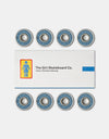 Girl Blue ABEC 3 Skateboard Bearings
