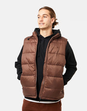 Route One Classic Puffer Gilet - Capuccino
