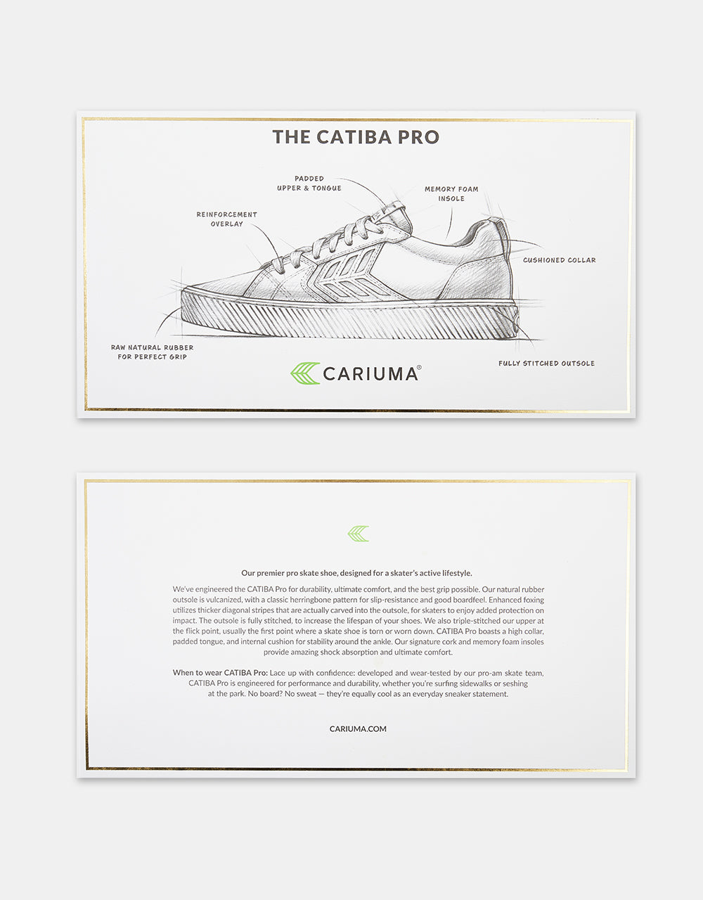 Cariuma Catiba Pro Skate Shoes - Black Contrast/Ivory