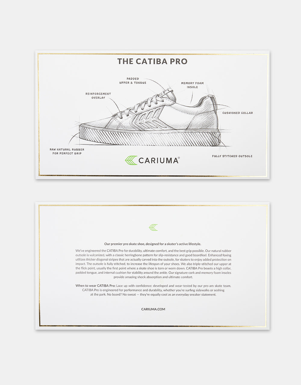 Cariuma Catiba Pro Skate Shoes - All Black/Ivory