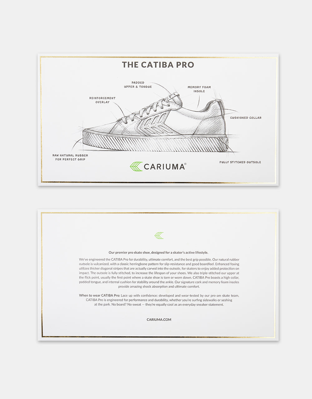 Cariuma Catiba Pro Skate Shoes - Rose Ivory