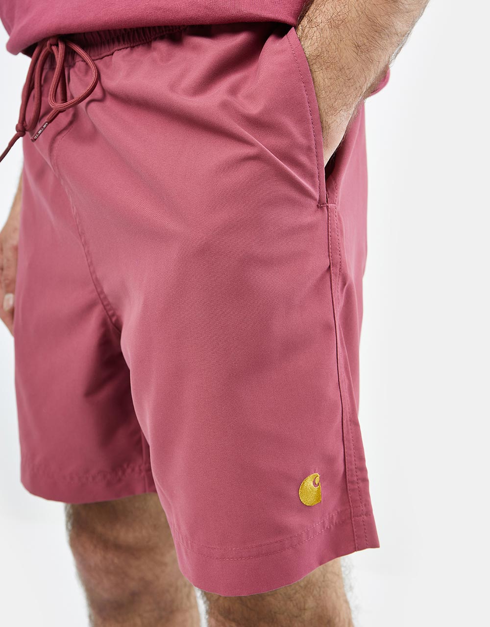 Carhartt WIP Chase Swim Trunk - Punch/Gold