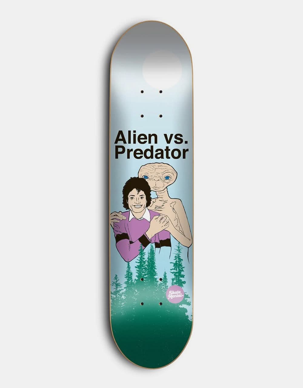 Skate Mental Alien vs Predator Day Skateboard Deck - 8.28"