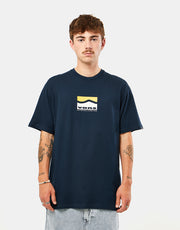 Vans Center Sidestripe T-Shirt - Navy