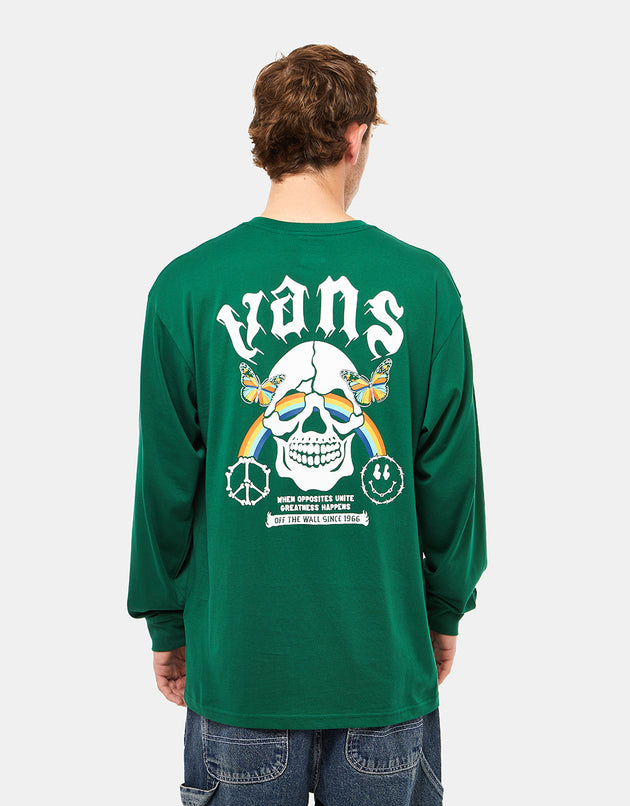 Vans Opposites Unite L/S T-Shirt - Eden
