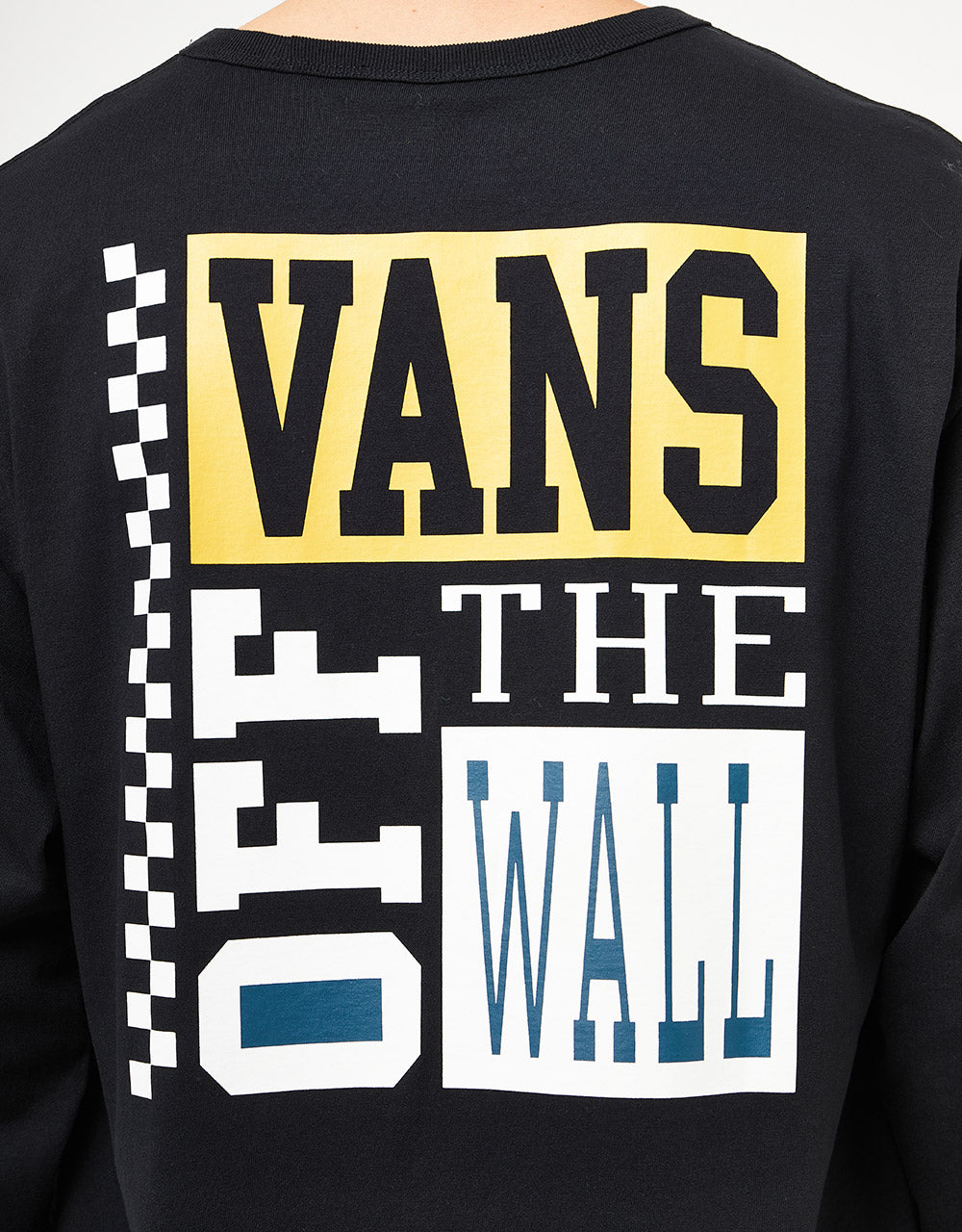 Vans Off The Wall Varsity L/S T-Shirt - Black