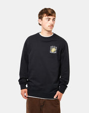 Vans Small Flower Crew - Black
