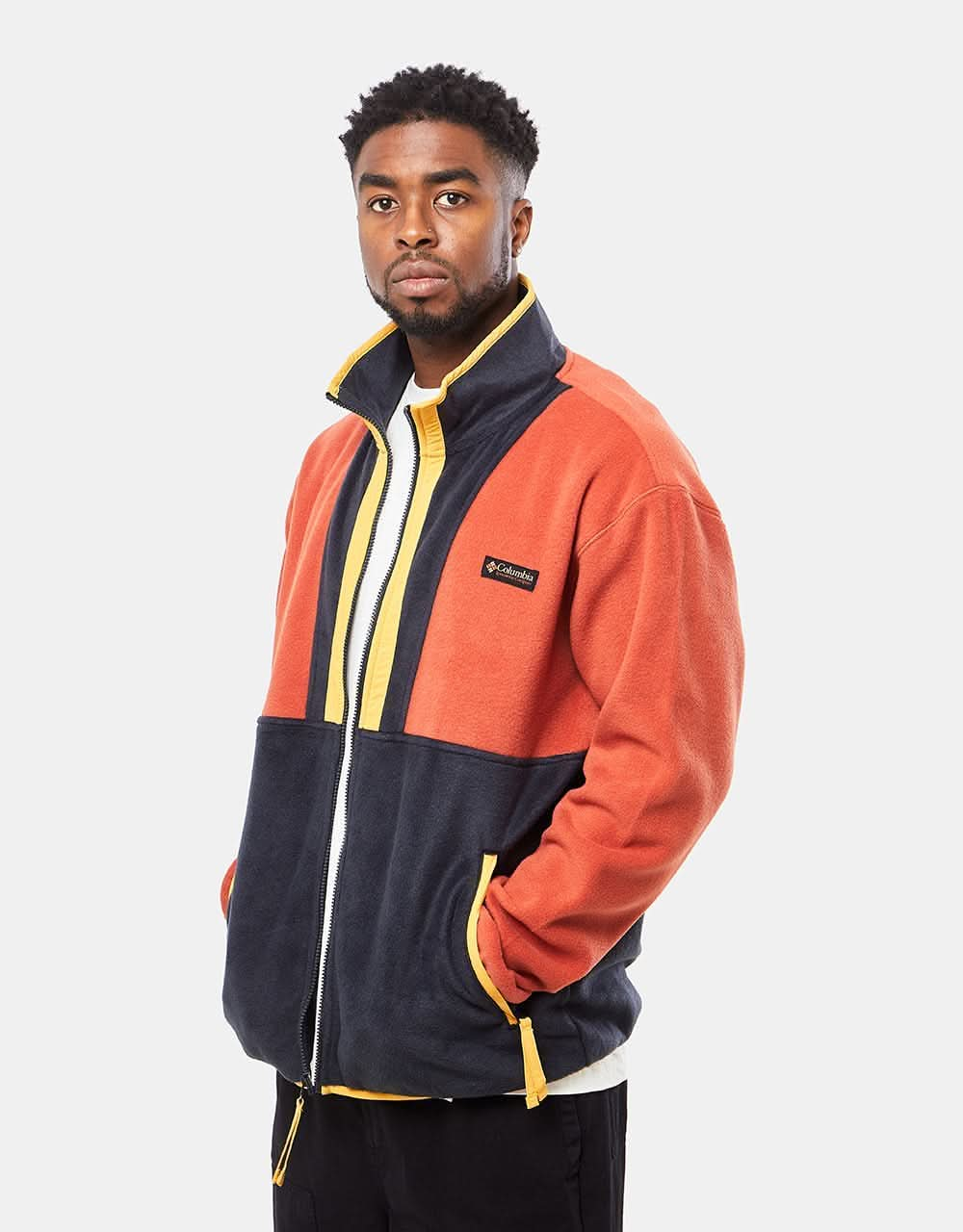 Columbia Back Bowl™ Full Zip Fleece - Warp Red/Raw Honey – Route One