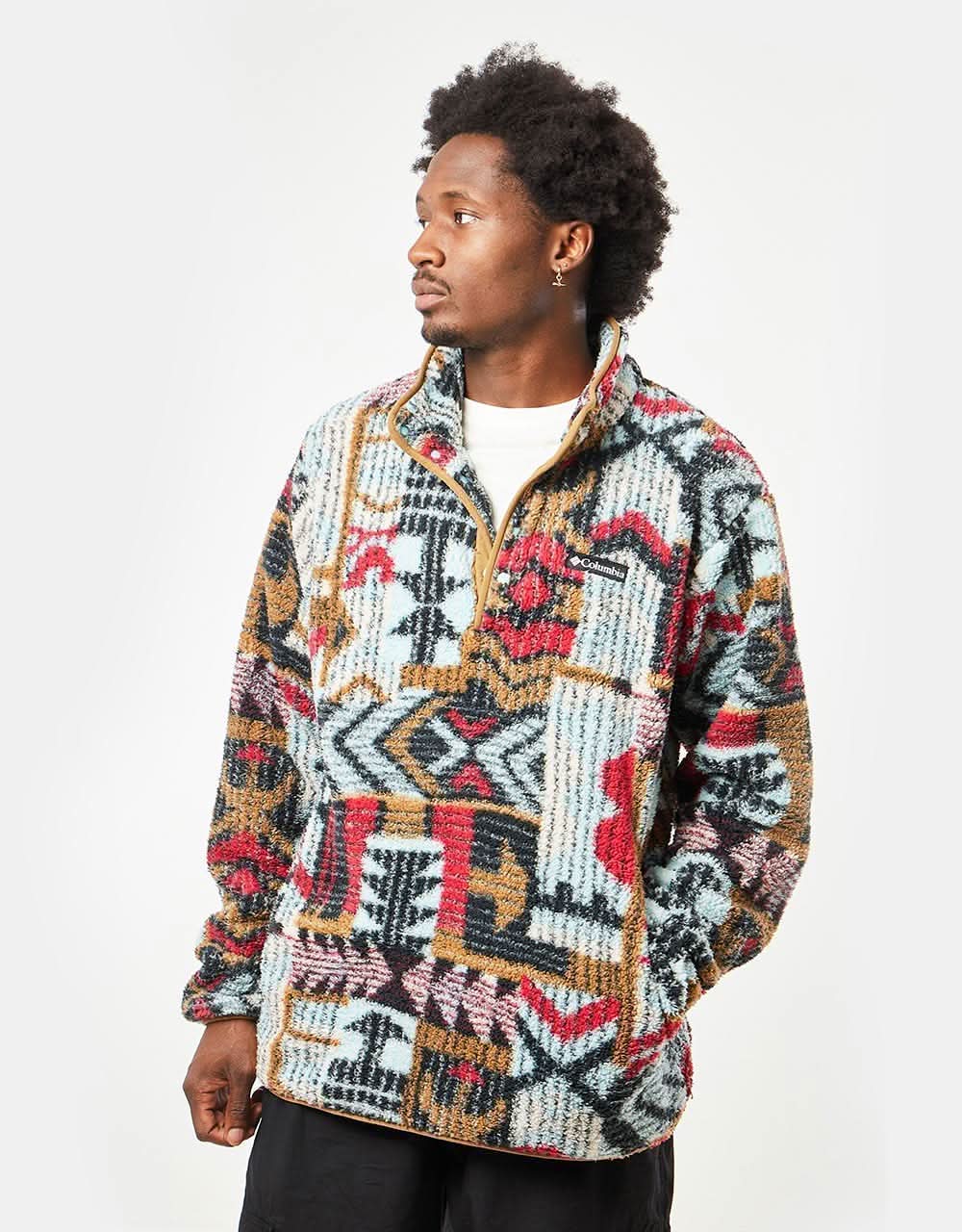 Columbia Rugged Ridge™ II Sherpa 1/2 Snap Fleece - Delta Pathways Print